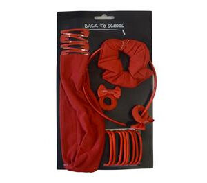 Red Hair Accessories Set